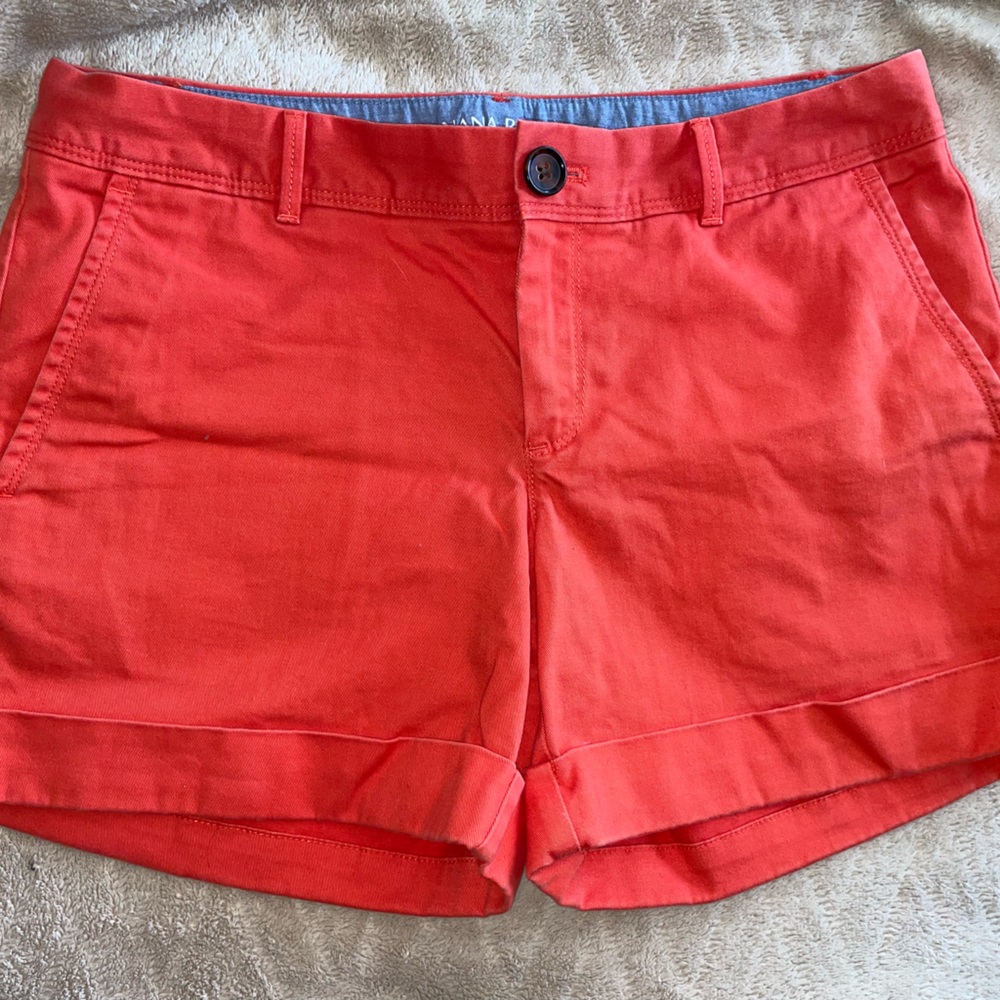 Banana Republic City Chino - Orange Coral Shorts - Size 4